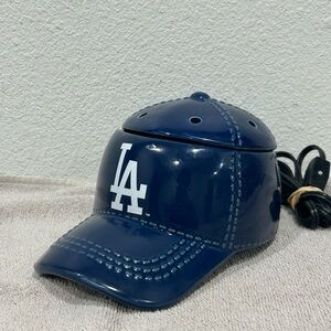 Scentsy Los Angeles Dodgers Wax Warmer Helmet Hat Cap  MLB Discontinued